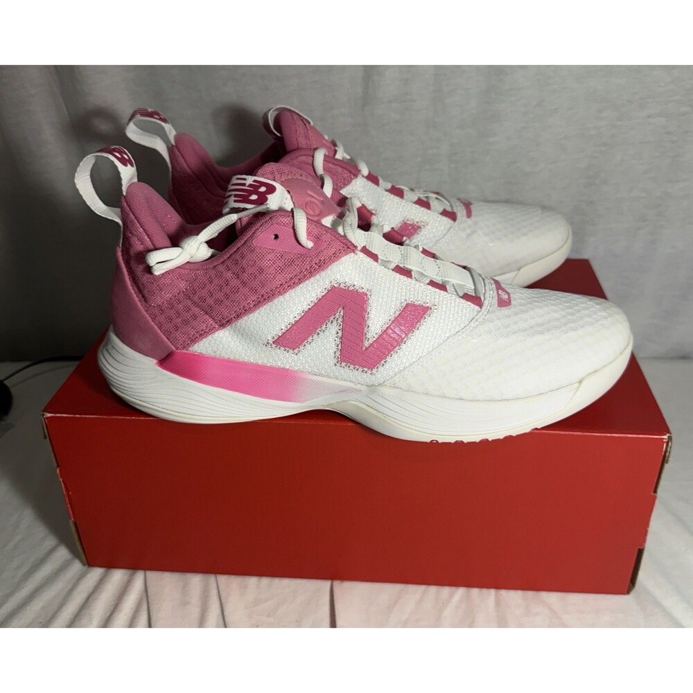 NEW NIB Women’s Volleyball FuelCell VB-01 Shoes New Balance Size 14 Pink White